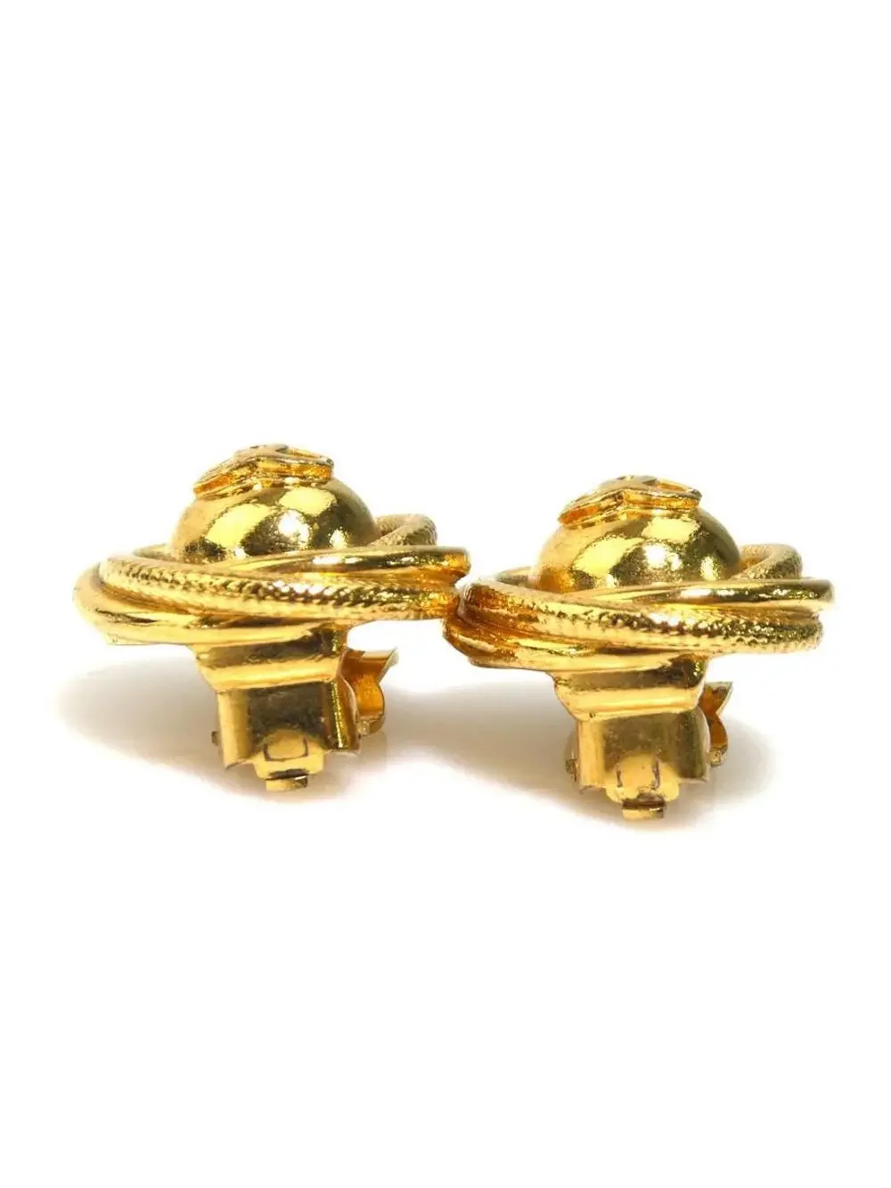 Auth Chanel Cc Logo Clip On Earrings #293526C35B  display picture 3